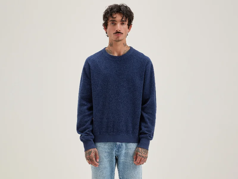 Men sweatshirt with a pocket for convenienceReflective - Trim Men Sweatshirt for Nighttime VisibilityMatt crew-neck sweatshirt (242 / M / INK) Men sweatshirt with a pocket for convenienceReflective - Trim Men Sweatshirt for Nighttime VisibilityMatt crew-neck sweatshirt (242 / M / INK)