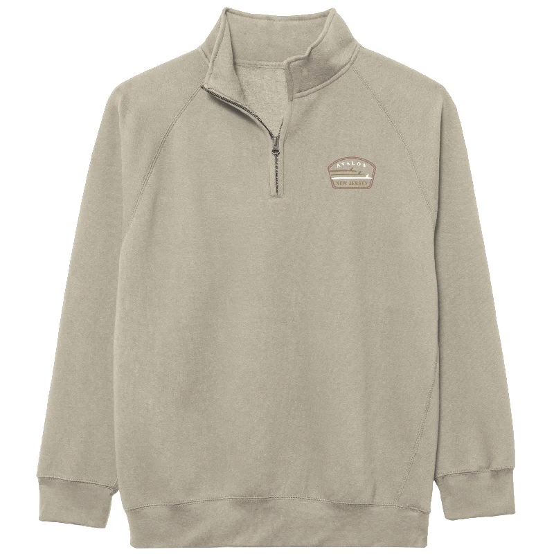Fleece - lined men sweatshirt for extra warmth in winterRaglan - Sleeve Men Sweatshirt for Enhanced MobilityMen's Avalon Benchmark Quarter Zip - Oatmeal Heather Fleece - lined men sweatshirt for extra warmth in winterRaglan - Sleeve Men Sweatshirt for Enhanced MobilityMen's Avalon Benchmark Quarter Zip - Oatmeal Heather