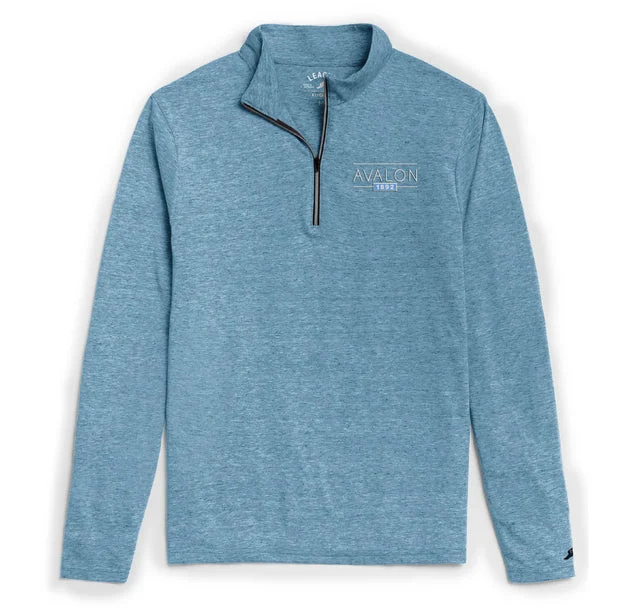 Luxury men sweatshirt made from high - end materialsEmbroidered Logo Men Sweatshirt for a Branded AppealMen's Avalon Light Weight Reclaim Quarter Zip - Marina Blue Luxury men sweatshirt made from high - end materialsEmbroidered Logo Men Sweatshirt for a Branded AppealMen's Avalon Light Weight Reclaim Quarter Zip - Marina Blue