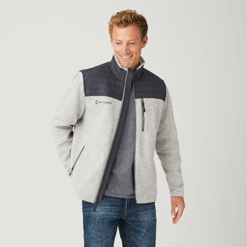 Men fleece - trimmed flannel shirts for a rustic charmMen Fleece with a Brushed - Back Finish for Extra SoftnessMen's Frore Knit Fleece Jacket Men fleece - trimmed flannel shirts for a rustic charmMen Fleece with a Brushed - Back Finish for Extra SoftnessMen's Frore Knit Fleece Jacket
