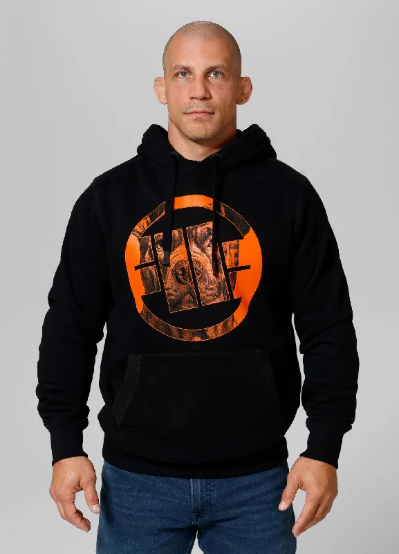 Camouflage - pattern men hoodie for outdoor enthusiastsWater - Repellent Men Hoodie for Rainy Day ProtectionMen's Hoodie Orange Dog 24 Camouflage - pattern men hoodie for outdoor enthusiastsWater - Repellent Men Hoodie for Rainy Day ProtectionMen's Hoodie Orange Dog 24