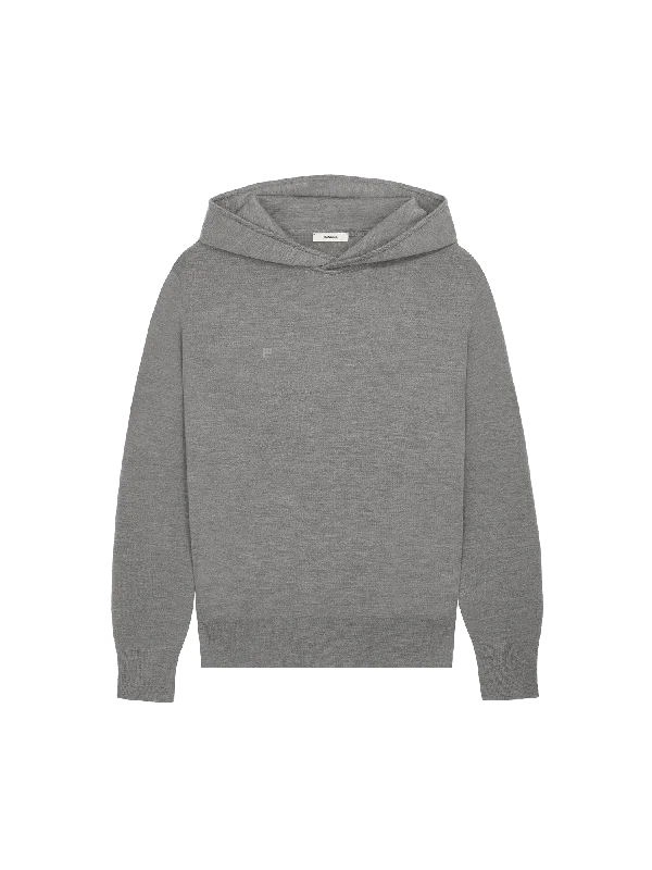 Slim - fit men hoodie to pair with skinny jeansThermal - Insulated Men Hoodie for Cold Winter AdventuresMens Regenerative Merino Wool Hoodie—grey marl Slim - fit men hoodie to pair with skinny jeansThermal - Insulated Men Hoodie for Cold Winter AdventuresMens Regenerative Merino Wool Hoodie—grey marl