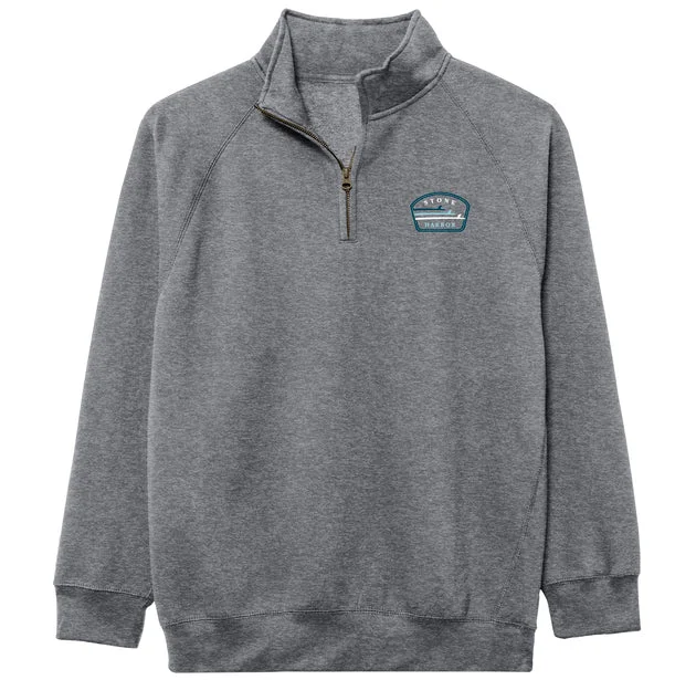 V - neck men sweatshirt for a unique lookLong - Length Men Sweatshirt for a Trendy and Layered LookMen's Stone Harbor Benchmark Quarter Zip - Premium Heather V - neck men sweatshirt for a unique lookLong - Length Men Sweatshirt for a Trendy and Layered LookMen's Stone Harbor Benchmark Quarter Zip - Premium Heather