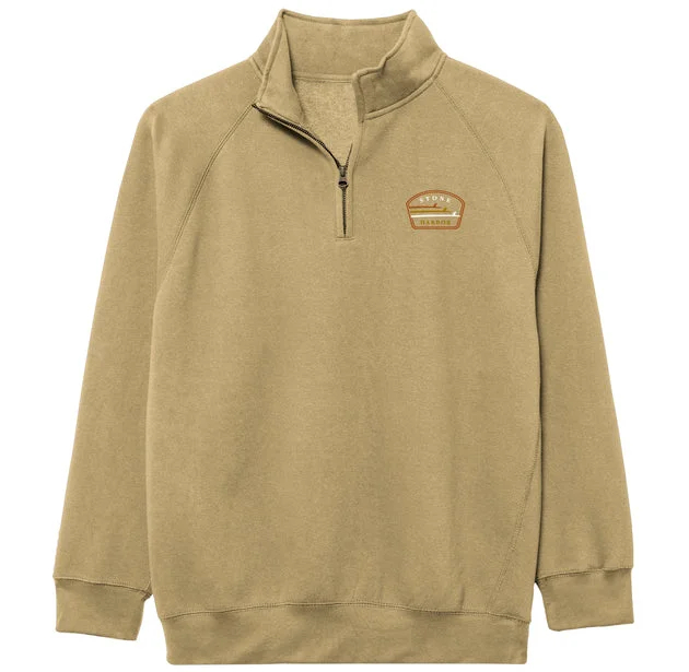 Men sweatshirt with a high - neck for added stylePuffer - Style Men Sweatshirt for Added Warmth and StyleMen's Stone Harbor Benchmark Quarter Zip - Vegas Gold Men sweatshirt with a high - neck for added stylePuffer - Style Men Sweatshirt for Added Warmth and StyleMen's Stone Harbor Benchmark Quarter Zip - Vegas Gold