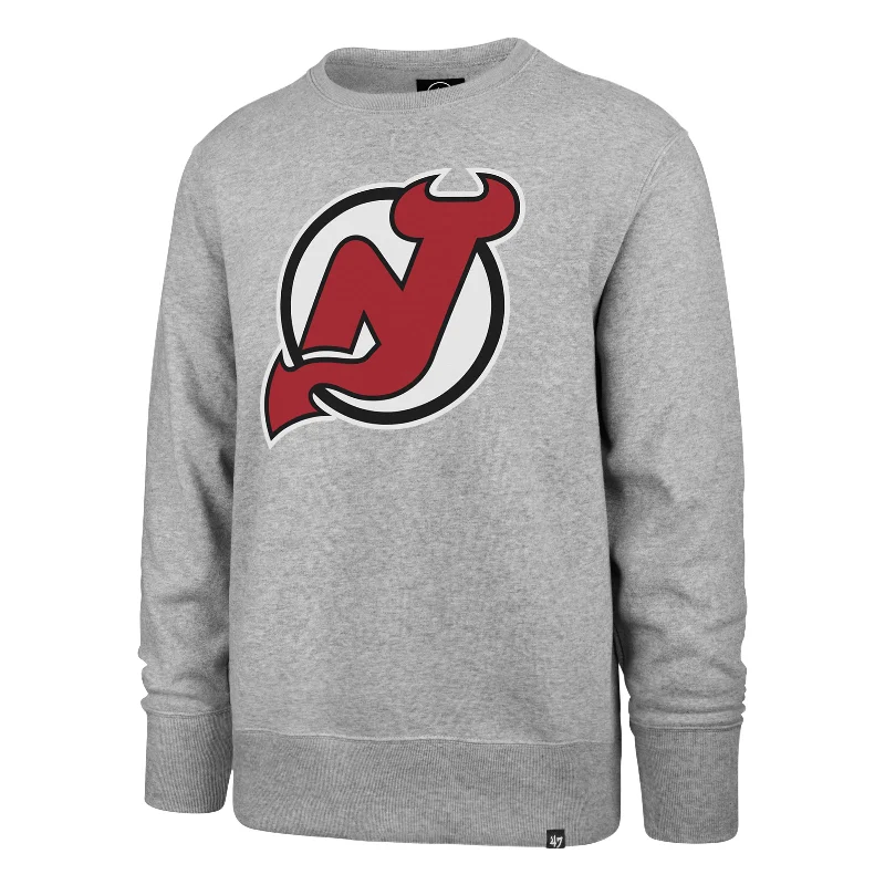 Organic cotton men sweatshirt for eco - conscious buyersZip - Front Men Sweatshirt for Easy On - and - OffNEW JERSEY DEVILS IMPRINT '47 HEADLINE CREW Organic cotton men sweatshirt for eco - conscious buyersZip - Front Men Sweatshirt for Easy On - and - OffNEW JERSEY DEVILS IMPRINT '47 HEADLINE CREW