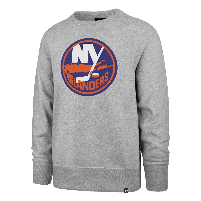 Striped men sweatshirt with a nautical themeFitted Men Sweatshirt for a Modern and Sleek AppearanceNEW YORK ISLANDERS IMPRINT '47 HEADLINE CREW Striped men sweatshirt with a nautical themeFitted Men Sweatshirt for a Modern and Sleek AppearanceNEW YORK ISLANDERS IMPRINT '47 HEADLINE CREW