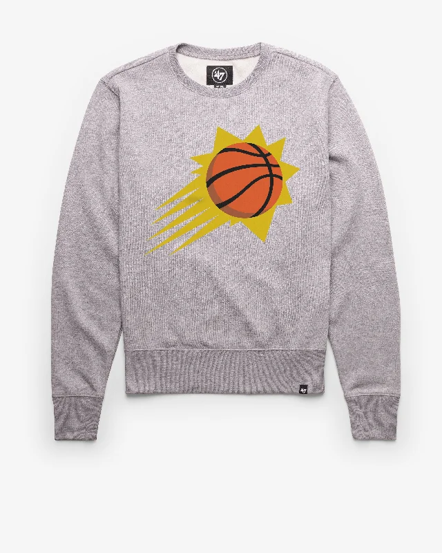 Hooded men sweatshirt with a drawstring closureRibbed - Cuff Men Sweatshirt for a Neat and Tidy LookPHOENIX SUNS IMPRINT '47 HEADLINE CREW Hooded men sweatshirt with a drawstring closureRibbed - Cuff Men Sweatshirt for a Neat and Tidy LookPHOENIX SUNS IMPRINT '47 HEADLINE CREW