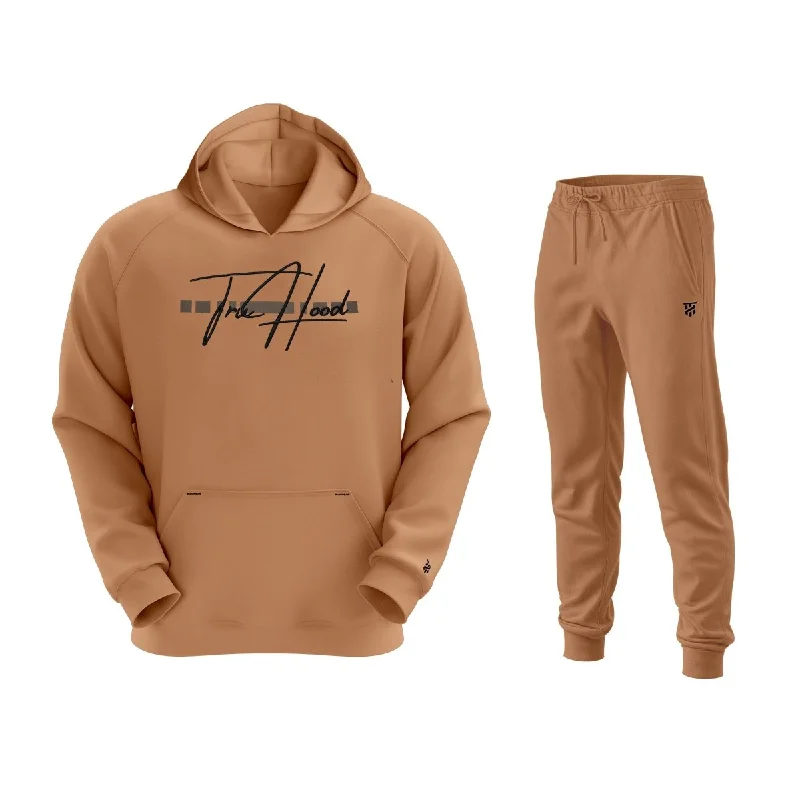 Lightweight men hoodie with mesh panels for breathabilityKangaroo - Pocket and Earphone - Hole Men Hoodie for Added ConveniencePremium Men's Brown Hoodie & Tracksuit Set | Beige & Camel Options | OG Embroidery Lightweight men hoodie with mesh panels for breathabilityKangaroo - Pocket and Earphone - Hole Men Hoodie for Added ConveniencePremium Men's Brown Hoodie & Tracksuit Set | Beige & Camel Options | OG Embroidery