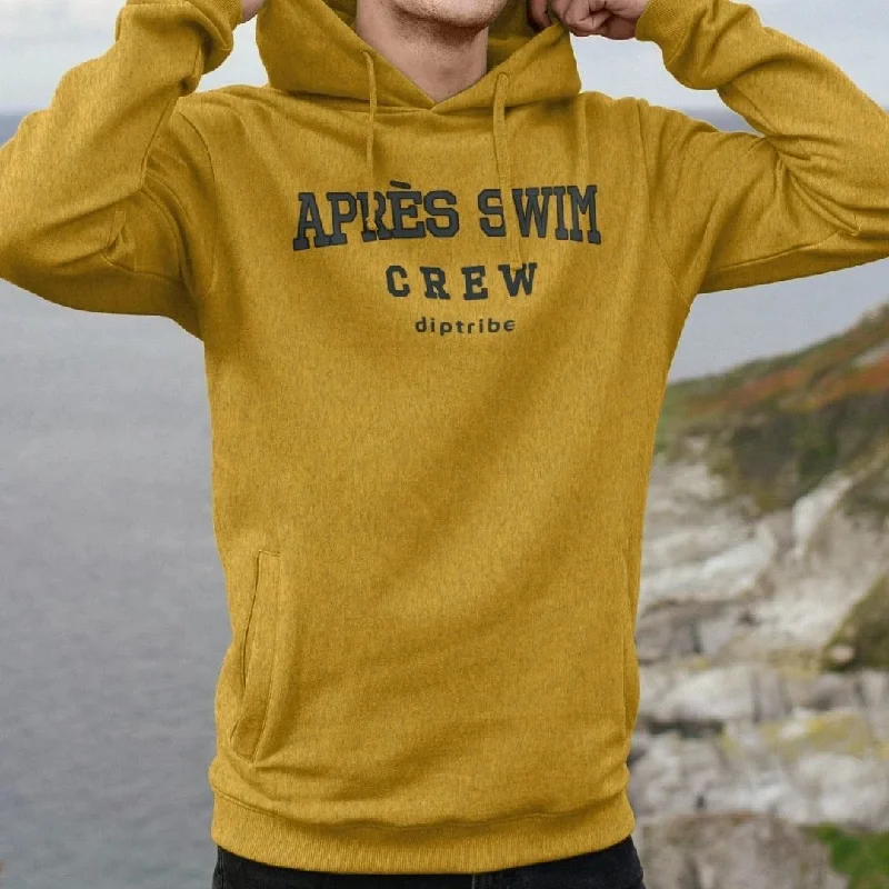 Slim - fit men hoodie to pair with skinny jeansThermal - Insulated Men Hoodie for Cold Winter AdventuresRecycled Organic Men's Yellow Hoodie - Après Swim Crew Slim - fit men hoodie to pair with skinny jeansThermal - Insulated Men Hoodie for Cold Winter AdventuresRecycled Organic Men's Yellow Hoodie - Après Swim Crew