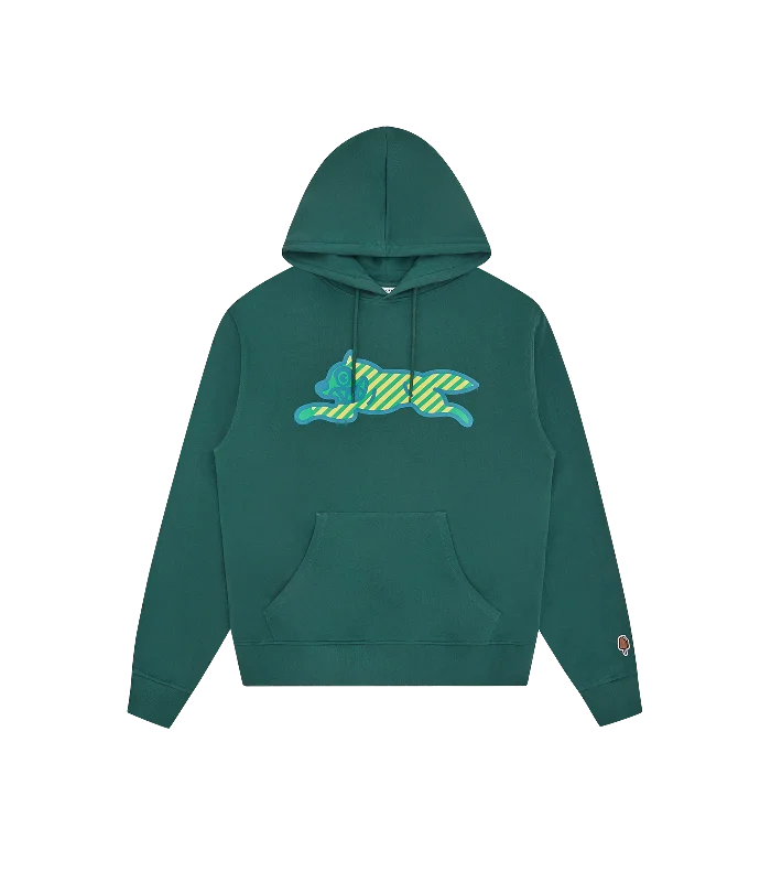 Fleece - lined men hoodie for extreme cold weatherFleece - Lined Men Hoodie for Ultra - Cozy Winter WearRUNNING DOG POPOVER HOOD - GREEN Fleece - lined men hoodie for extreme cold weatherFleece - Lined Men Hoodie for Ultra - Cozy Winter WearRUNNING DOG POPOVER HOOD - GREEN