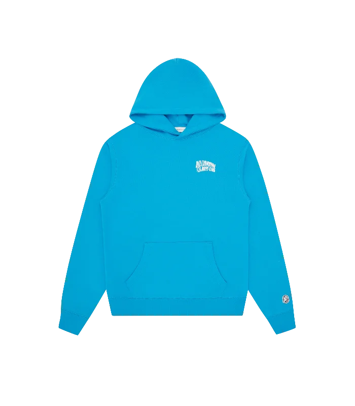 Zip - up men hoodie with multiple pockets for storageKangaroo - Pocket Men Hoodie with Hidden Pockets InsideSMALL ARCH LOGO POPOVER HOOD - AQUA BLUE Zip - up men hoodie with multiple pockets for storageKangaroo - Pocket Men Hoodie with Hidden Pockets InsideSMALL ARCH LOGO POPOVER HOOD - AQUA BLUE