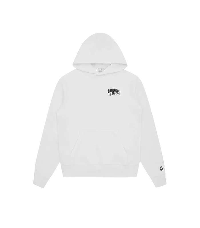 Men hoodie with a detachable hood for versatilityOversized - Hood Men Hoodie with a Relaxed and Casual VibeSMALL ARCH LOGO POPOVER HOOD - WHITE Men hoodie with a detachable hood for versatilityOversized - Hood Men Hoodie with a Relaxed and Casual VibeSMALL ARCH LOGO POPOVER HOOD - WHITE