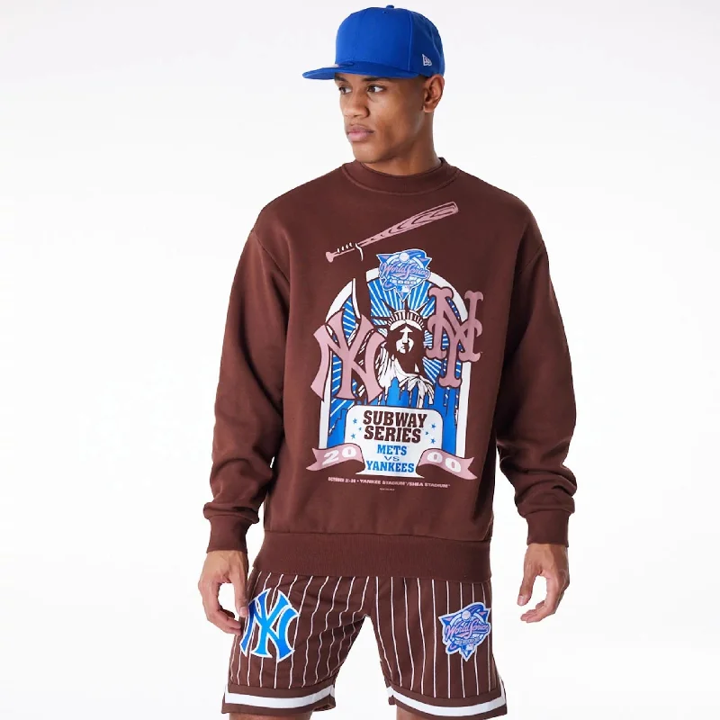 Men hoodie with a drawstring hood and adjustable hemRaglan - Sleeve Men Hoodie for Better Arm MovementSubway Series New Era Australia Brown Oversized Sweater Men hoodie with a drawstring hood and adjustable hemRaglan - Sleeve Men Hoodie for Better Arm MovementSubway Series New Era Australia Brown Oversized Sweater