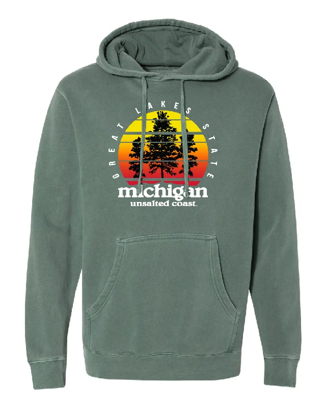 Men sweatshirt with a high - neck for added stylePuffer - Style Men Sweatshirt for Added Warmth and StyleSUNSET (Pigment washed) Men sweatshirt with a high - neck for added stylePuffer - Style Men Sweatshirt for Added Warmth and StyleSUNSET (Pigment washed)
