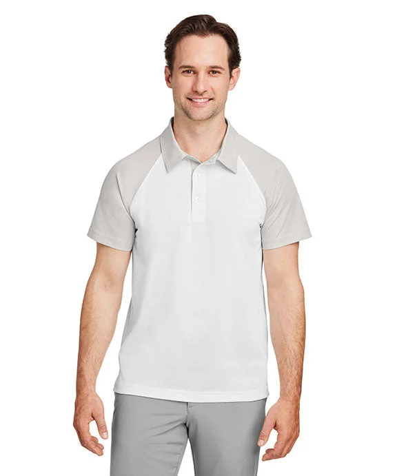 Men's formal - style silk blend polo shirts for special occasionsMen Polo with a Hidden Button Placket for a Neat and Tidy LookTT21C - Team 365 Mens Command Snag-Protection Colorblock Polo Shirt | White/Sport Silver Men's formal - style silk blend polo shirts for special occasionsMen Polo with a Hidden Button Placket for a Neat and Tidy LookTT21C - Team 365 Mens Command Snag-Protection Colorblock Polo Shirt | White/Sport Silver