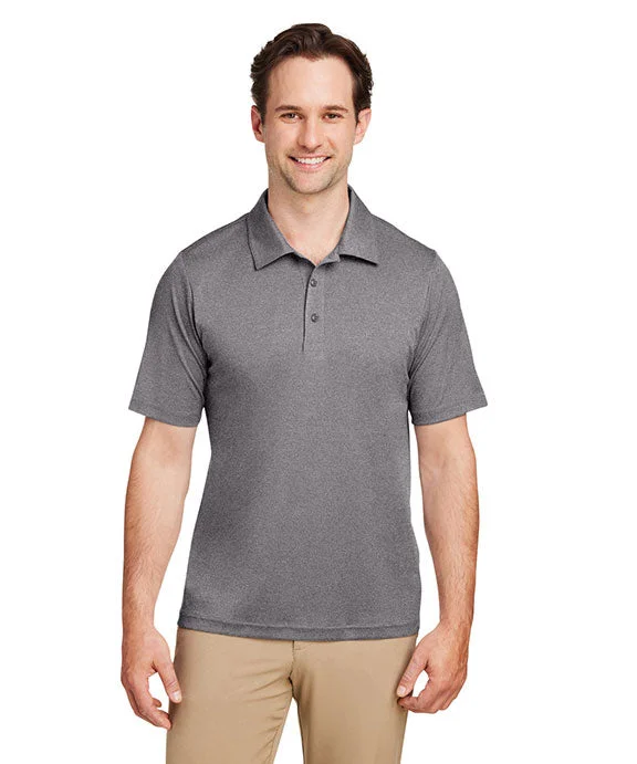 Men's two - tone stripe polo shirts with a preppy styleStretch - Cotton Men Polo for a Comfortable and Flexible FitTT51H - Team 365 Mens Zone Sonic Heather Performance Polo Shirt | Dark Grey Heather Men's two - tone stripe polo shirts with a preppy styleStretch - Cotton Men Polo for a Comfortable and Flexible FitTT51H - Team 365 Mens Zone Sonic Heather Performance Polo Shirt | Dark Grey Heather