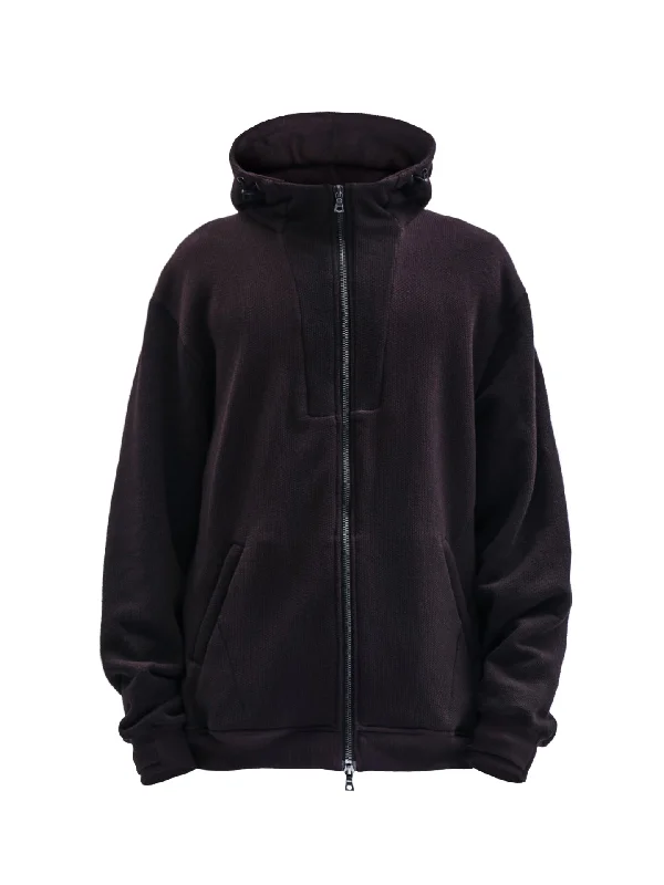 V - neck men sweatshirt for a unique lookLong - Length Men Sweatshirt for a Trendy and Layered Lookurrieta zipped sweatshirt cold dyed burgundy V - neck men sweatshirt for a unique lookLong - Length Men Sweatshirt for a Trendy and Layered Lookurrieta zipped sweatshirt cold dyed burgundy