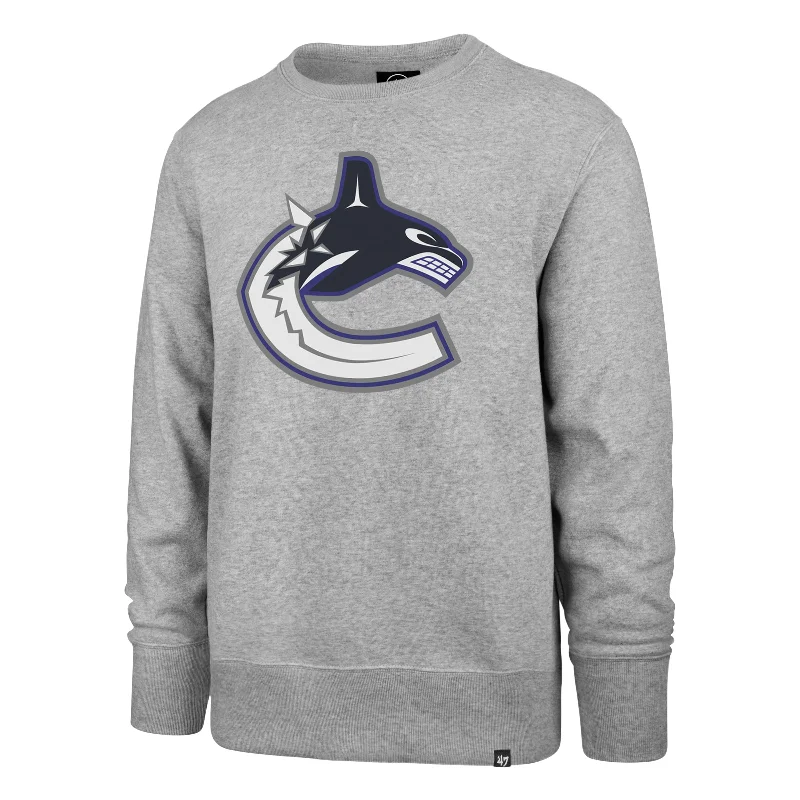 Solid - color men sweatshirt in classic navy blueCrew - Neck Men Sweatshirt in a Timeless DesignVANCOUVER CANUCKS IMPRINT '47 HEADLINE CREW Solid - color men sweatshirt in classic navy blueCrew - Neck Men Sweatshirt in a Timeless DesignVANCOUVER CANUCKS IMPRINT '47 HEADLINE CREW