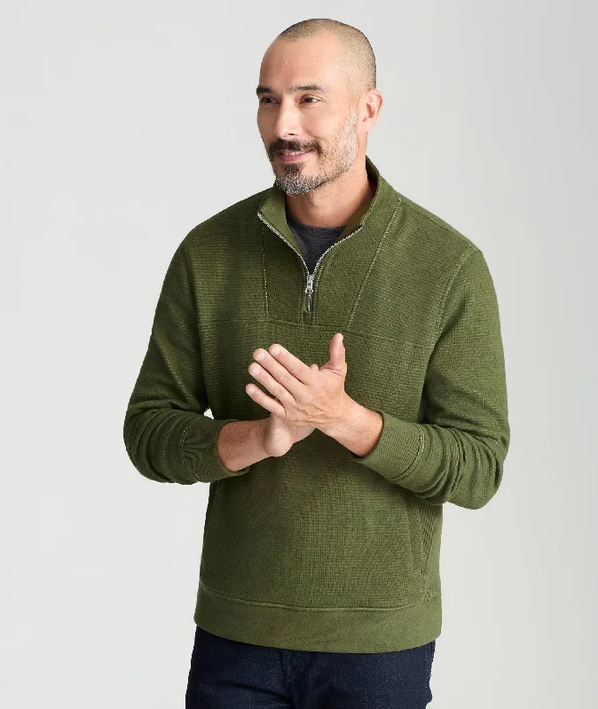Thermal men sweatshirt for cold - weather activitiesThermal - Lined Men Sweatshirt for Extreme Cold WeatherTextured Quarter-Zip Sweater Thermal men sweatshirt for cold - weather activitiesThermal - Lined Men Sweatshirt for Extreme Cold WeatherTextured Quarter-Zip Sweater
