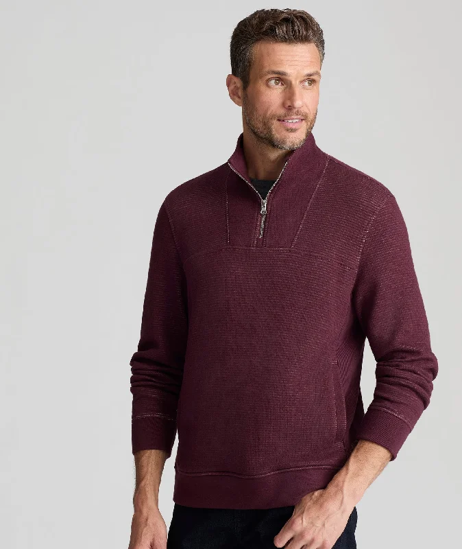 Organic cotton men sweatshirt for eco - conscious buyersZip - Front Men Sweatshirt for Easy On - and - OffTextured Quarter-Zip Sweater Organic cotton men sweatshirt for eco - conscious buyersZip - Front Men Sweatshirt for Easy On - and - OffTextured Quarter-Zip Sweater
