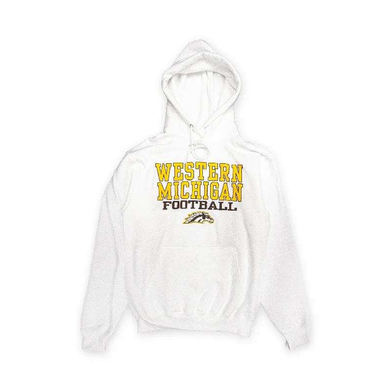 Men hoodie with a detachable hood for versatilityOversized - Hood Men Hoodie with a Relaxed and Casual VibeWestern Michigan Football Hoodie Men hoodie with a detachable hood for versatilityOversized - Hood Men Hoodie with a Relaxed and Casual VibeWestern Michigan Football Hoodie