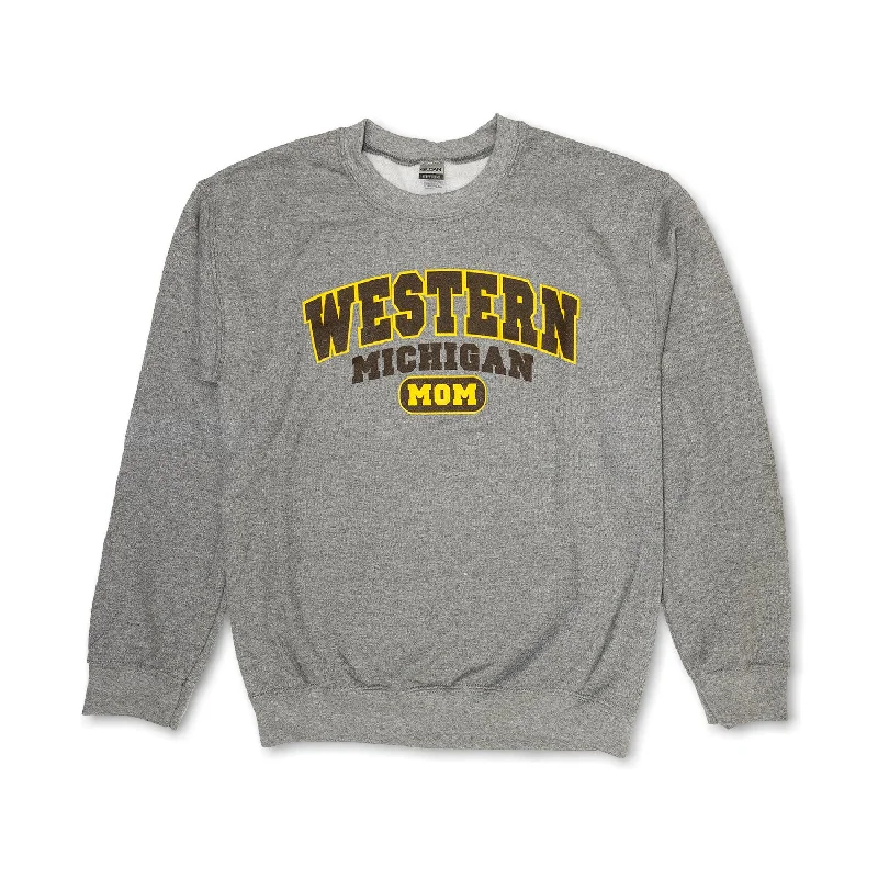 Oversized men sweatshirt for a relaxed fitKangaroo - Pocket Men Sweatshirt for Hand - Warming and StorageWestern Michigan Mom Crewneck Oversized men sweatshirt for a relaxed fitKangaroo - Pocket Men Sweatshirt for Hand - Warming and StorageWestern Michigan Mom Crewneck