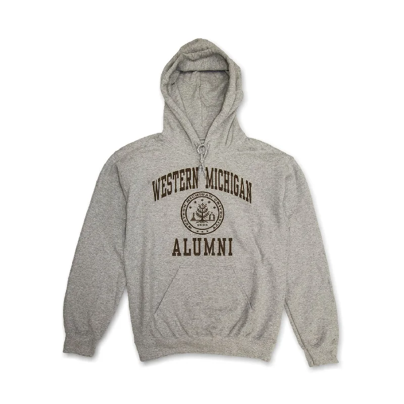 Oversized men hoodie with dropped shoulders for a streetwear lookDrawstring - Adjustable Men Hoodie for a Custom FitWestern Michigan Seal Alumni Hoodie Oversized men hoodie with dropped shoulders for a streetwear lookDrawstring - Adjustable Men Hoodie for a Custom FitWestern Michigan Seal Alumni Hoodie