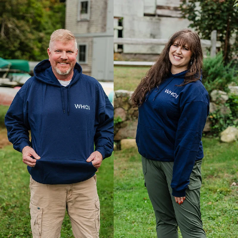 Solid - color men sweatshirt in classic navy blueCrew - Neck Men Sweatshirt in a Timeless DesignWHOI Logo Sweatshirt Solid - color men sweatshirt in classic navy blueCrew - Neck Men Sweatshirt in a Timeless DesignWHOI Logo Sweatshirt