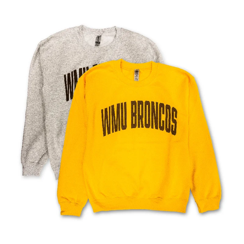 Zip - up men sweatshirt for easy on - and - offOrganic Cotton Men Sweatshirt for an Eco - Friendly ChoiceWMU Broncos Crewneck Sweatshirt Zip - up men sweatshirt for easy on - and - offOrganic Cotton Men Sweatshirt for an Eco - Friendly ChoiceWMU Broncos Crewneck Sweatshirt
