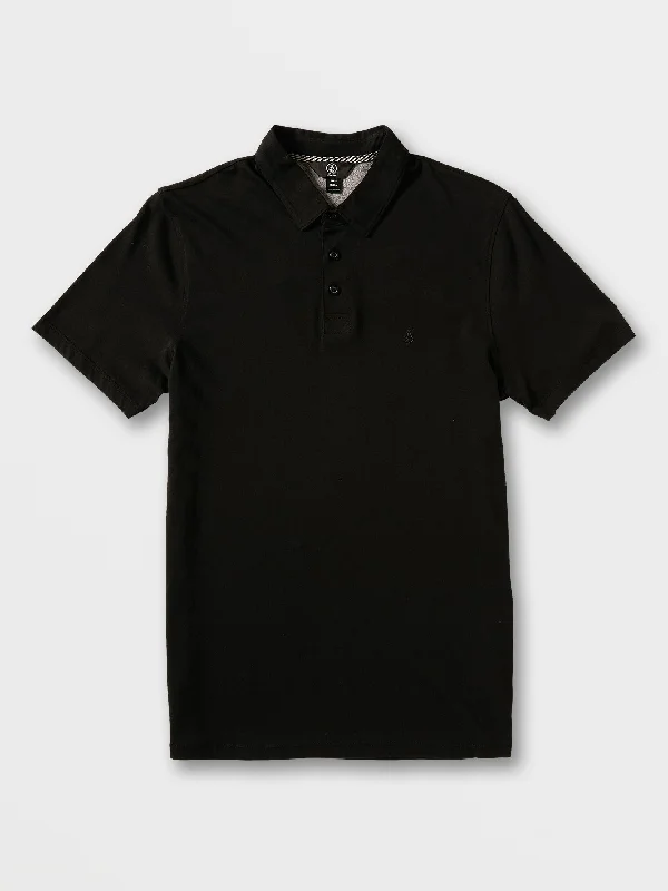 Men's breathable cotton blend polo shirts for summer outingsThree - Button Men Polo for a More Formal and Sophisticated LookWowzer Polo Short Sleeve Shirt - Black Men's breathable cotton blend polo shirts for summer outingsThree - Button Men Polo for a More Formal and Sophisticated LookWowzer Polo Short Sleeve Shirt - Black