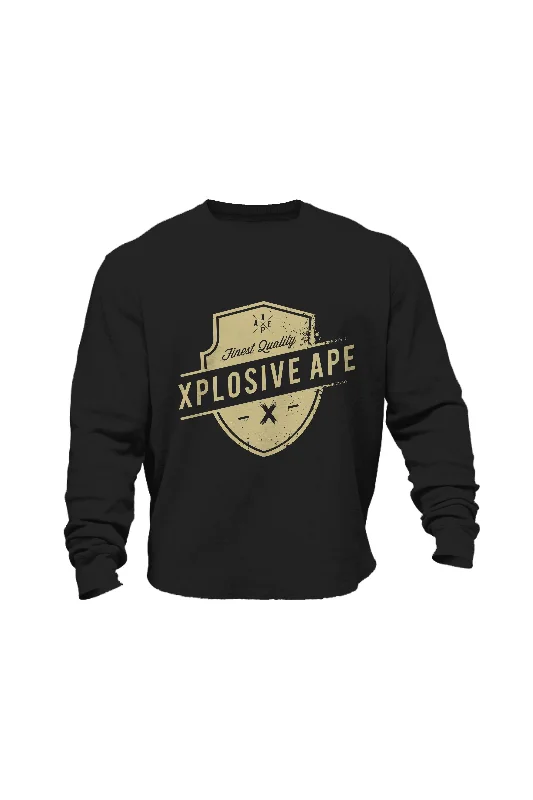 Lightweight men sweatshirt for spring and autumnBrushed - Inside Men Sweatshirt for Extra SoftnessXAPE Armed Sweatshirt Lightweight men sweatshirt for spring and autumnBrushed - Inside Men Sweatshirt for Extra SoftnessXAPE Armed Sweatshirt