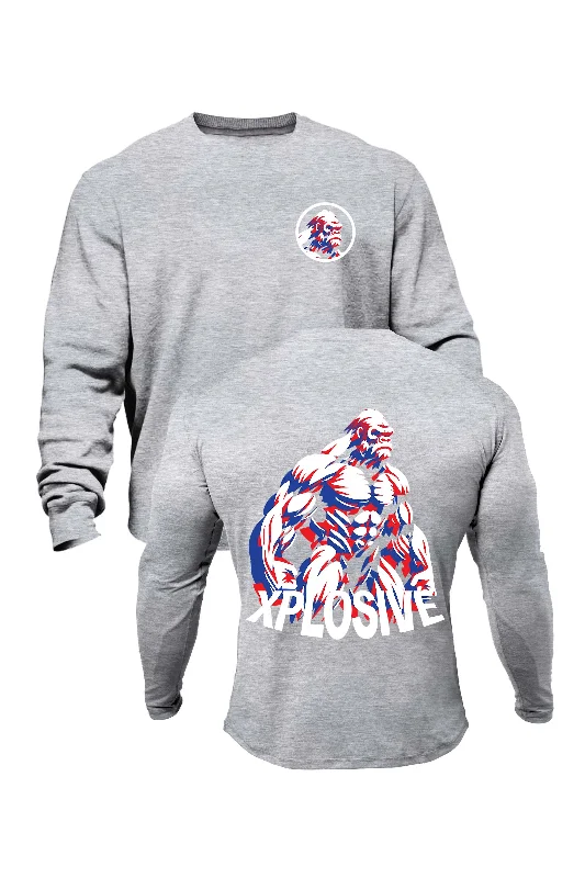 Plus - size men sweatshirt for a comfortable and stylish fitTech - Fabric Men Sweatshirt with Moisture - Management FeaturesXAPE Colossus Sweatshirt - Grey Marl Plus - size men sweatshirt for a comfortable and stylish fitTech - Fabric Men Sweatshirt with Moisture - Management FeaturesXAPE Colossus Sweatshirt - Grey Marl