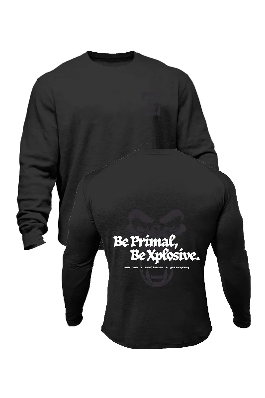 Lightweight men sweatshirt for spring and autumnBrushed - Inside Men Sweatshirt for Extra SoftnessXAPE Primal Power V5 Sweatshirt - Black Lightweight men sweatshirt for spring and autumnBrushed - Inside Men Sweatshirt for Extra SoftnessXAPE Primal Power V5 Sweatshirt - Black