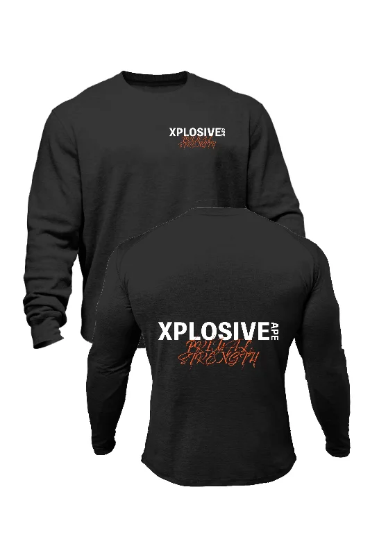 Zip - up men sweatshirt for easy on - and - offOrganic Cotton Men Sweatshirt for an Eco - Friendly ChoiceXAPE Primal Strength Grafiti V1 Sweatshirt - Black Zip - up men sweatshirt for easy on - and - offOrganic Cotton Men Sweatshirt for an Eco - Friendly ChoiceXAPE Primal Strength Grafiti V1 Sweatshirt - Black