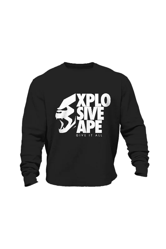 Men sweatshirt for outdoor adventures like hikingOpen - Knit Men Sweatshirt with a Breathable and Textured DesignXAPE Thick Sweatshirt