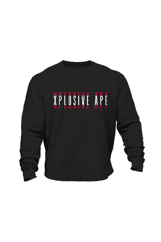 Men sweatshirt with a pocket for convenienceReflective - Trim Men Sweatshirt for Nighttime VisibilityXAPE Twotone Sweatshirt Men sweatshirt with a pocket for convenienceReflective - Trim Men Sweatshirt for Nighttime VisibilityXAPE Twotone Sweatshirt