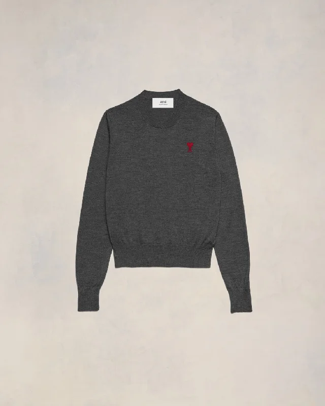 Red Ami de Coeur Crew Neck Sweater