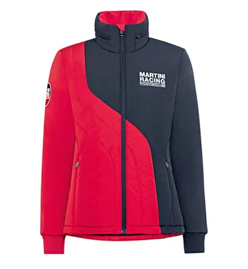 Porsche Women's Padded Jacket - Martini Racing