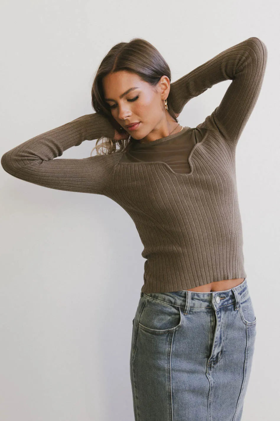 Alder Sweater in Olive