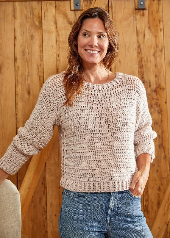 Free Crochet Hooded Pullover Pattern