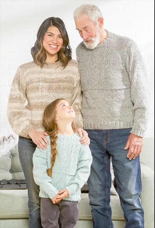 Free Everyday for Everyone Gansey Pullover Pattern