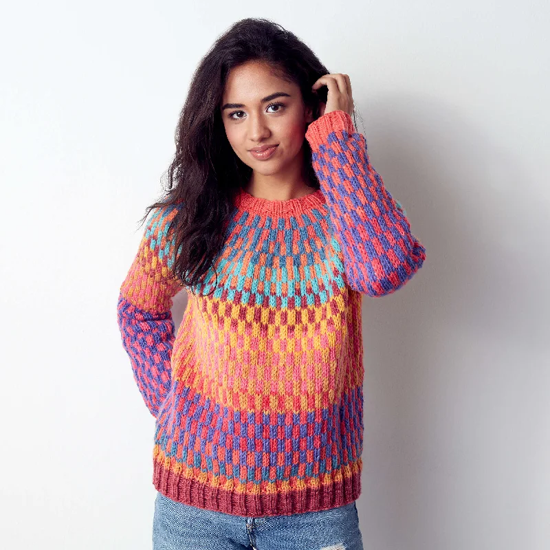 Free On Repeat Knit Pullover Pattern