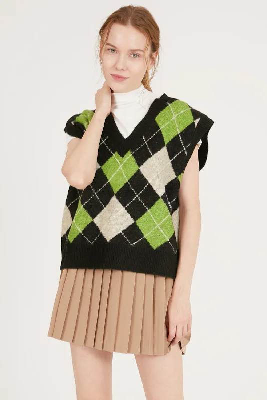 Mandy Argyle Sweater Vest