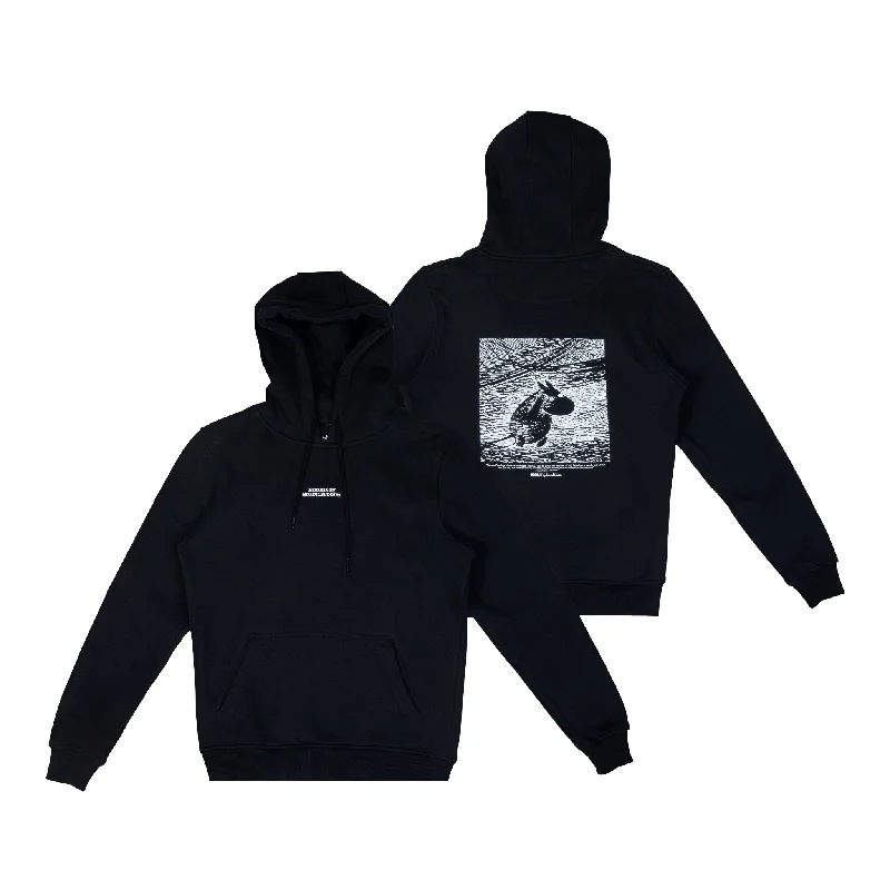 Moomintroll Moominland Midwinter Hoodie Unisex - Black