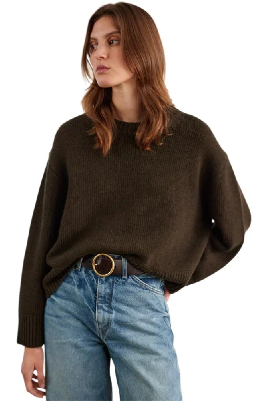 Nili Lotan Haisley Sweater in Army Green