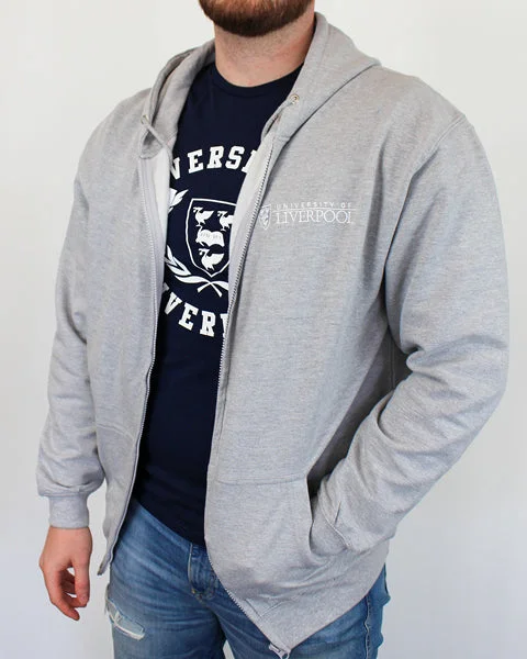 University of Liverpool Crested Zip Hoodie