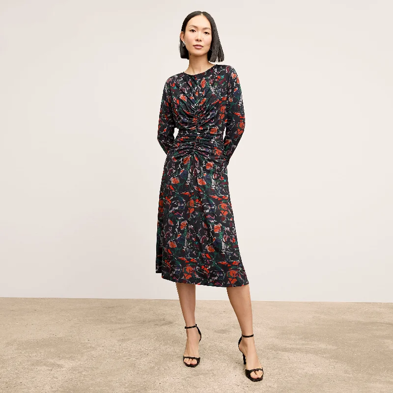 Johnna Dress - Printed Jersey :: Splatter Pop