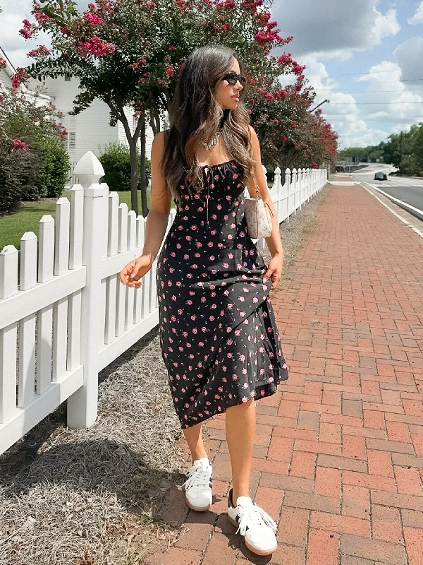 Sweet Talk Floral Midi Dress