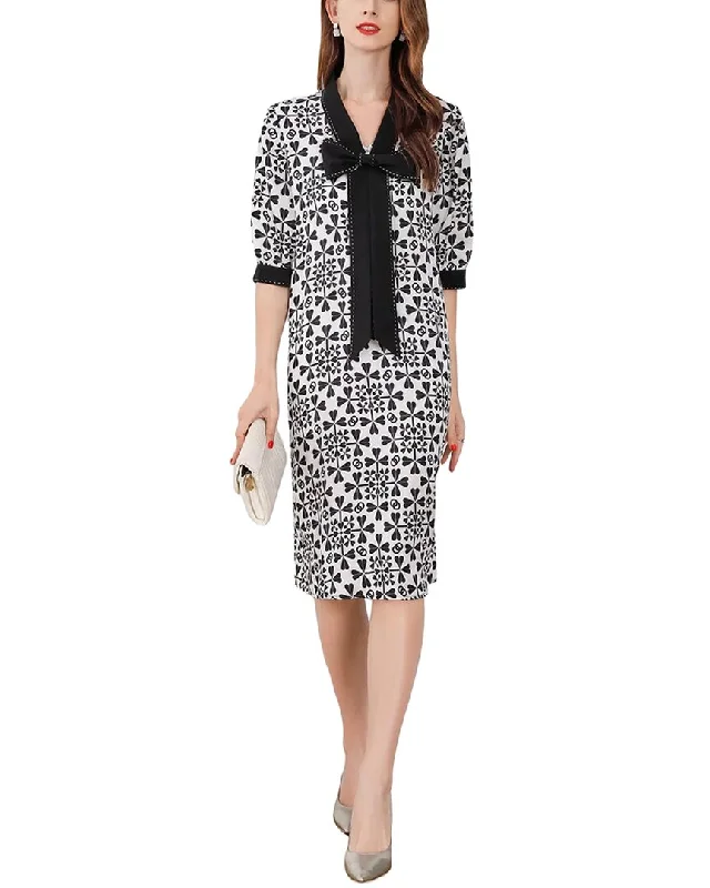 Long - Sleeve Women Dress in Velvet for a Luxurious Winter Look Long - Sleeve Women Dress in Velvet for a Luxurious Winter Look BURRYCO Silk-Blend Midi Dress