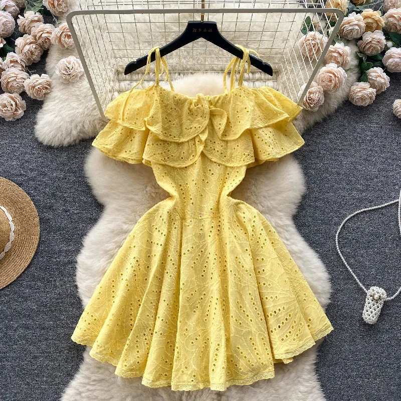 Printed Abstract Women Dress for a Modern and Artistic Appeal Printed Abstract Women Dress for a Modern and Artistic Appeal Rebecca Statement Eyelet Dress